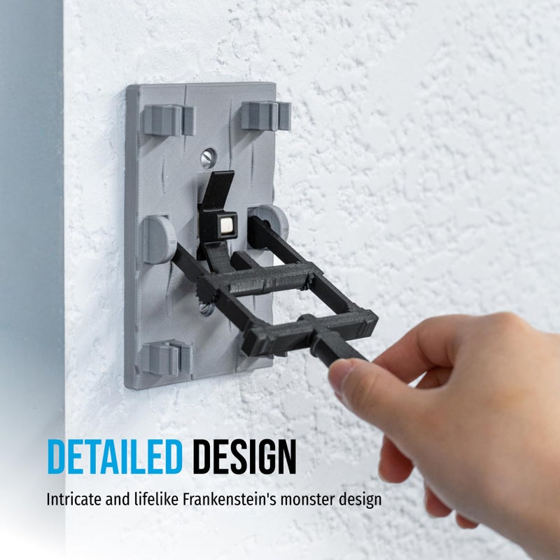 Glistco Frankenstein Light Switch Cover (Toggle, Grey) - Image 5